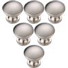 Creatwls 6 pomelli rotondi per porta di armadietto, maniglia rotonda per cassetti, porte, armadi, armadi, cassetti a forma di fungo, maniglia rotonda per mobili