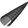 EraGreen Griglia di protezione dalle foglie, lunghezza 2 m, per grondaie, 100 mm - 125 mm, protezione per grondaie, resistente ai raggi UV, cattura foglie, colore nero, griglia per grondaie in