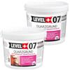 LEVEL PLUS 11 kg di fondo al quarzo per intonaco, primer per cemento, intonaco, bianco RM07