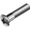 WASI 200 pezzi viti a testa svasata DIN 965 H di acciaio inox. A2 A CROCE (H) M 6 X 90
