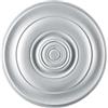 Generico Rosone da Soffitto in Polistirolo Espanso Bianco Per Uso Decorativo, design e modelli assortiti, Stile Classico e Moderno, Leggero e Facile da Installare, Cornice per Lampadari, Muri (47x47 Tondo)