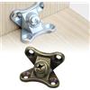 Georcep 20PCS Removable Combination Butterfly Corner Code, Metal Brackets Corner Brace for Wood Furniture Fixing (B-Green And Patina)