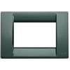 VIMAR - PLACCA IDEA 3 MODULI METALLO VERDE BOSCO 16733.07