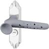 Gwtdtoad Maniglia per porta in silicone, protezione per maniglie della porta, con ventosa, antiscivolo, per aste quadrate piatte, 15 x 9,3 cm