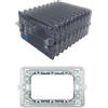 TOT ELECTRIC 10PZ Supporto 3 Posti compatibile con Bticino Matix confezione da 10 supporti tipo 503SA
