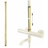 Rea - Prolunga Per Set Vasca/Doccia Gold 60cm Tubo Per Braccio Di Prolunga Per Soffione Doccia (Oro) 2,2 X 2,2 X 61,5 cm