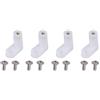 FTVOGUE 100pcs 0.67inch Tipo L Piedini di montaggio PCB con vite per schede da gioco