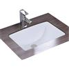 Rea - Lavabo Da Incasso Adela Lavabo Bagno 460 X 330 X 190 mm Ceramica (Bianco)