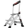 Little Giant Ladders 11902 Jumbo in 2 Fasi, Alluminio, 2 Step