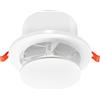 TopHomer Presa d'aria a molla da 10 cm, copertura di ventilazione rotonda regolabile con diffusore integrato in rete per casa, cucina, ufficio, bagno (bianco)