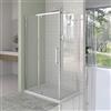 Yellowshop - Box Doccia rettangolare mod. Azimut 8mm Trasparente Anta Battente Misure Cm 100 x 70