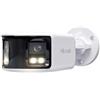 HiLook HIKVISION - Telecamera di sorveglianza per esterni, 8 MP, Smart Hybrid Light, grandangolo di 180°, cavo LAN/PoE, telecamera per esterni, rilevatore di movimento, visione notturna, slot per