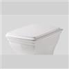 Art Ceram Sanitari bagno sospesi design Civitas in ceramica bianca (Sedile copriwater frizionato)