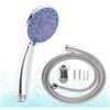 Generic Soffione Multifunzionale + Tubo Doccia Universale da 1.5 m G1/2, 3 Modelli di Uscita,Ugello in Silicone Resistente al Calcare e Allo Sporco,Facile da Installare e Pulire (Tre Marce-06610)