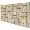 Signorbit Pannello finta Pietra in EPS Resinato Misura 100x50 cm Spessore 2 Cm - SATURNIA Stone - RETAIL BOX da 10 pannelli (sviluppano 5 MQ)