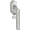 Hoppe 2644133 - Amsterdam maniglia della finestra, quadrato 7 x 37 mm con serratura a cilindro rc 2, in acciaio inox,
