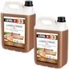 LEVEL PLUS Olio di lino Firnis 10 litri, protezione del legno, doppia cottura, cura del legno, olio per legno, asciugatura rapida, protezione del legno naturale, senza resina RM33