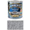 Hammerite Vernice protettiva antiruggine metallica Hammerite 0,7 l, scelta di finitura martellata 0,75 (grigio argentato martellato)