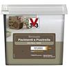 V33 Smalto Rinnovare Piastrelle e Pavimenti, Grigio Catrame Satinato, 0.75 l