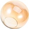 TOGEVAL Paralume Vetro a Sfera di Ricambio per Lampadario, Copertura Lampada da Soffitto in Vetro, Facile da Installare per Soggiorno