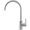 SANLINGO ROTONDO RUBINETTO MISCELATORE CUCINA ACCIAIO INOX 100%