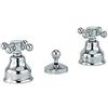 RUBINETTERIA EURORAMA Miscelatore Bidet A Batteria Tre Fori Serie Anais Art.432cccc
