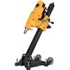 WABROTECH® Carotatrice 3950 W su Supporto Inclinabile con Rulli di Trasporto - Carotatrice Diamantata 580 Giri/min - Carotatricce Ø 12-255 mm con Interruttore PRCD per Carotaggio a Umido e a Secco