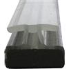 Di Vapor (R) Guarnizione magnetica per porta della doccia, canale da 6 mm, montaggio a scorrimento, larghezza canale: 6 mm, lunghezza guarnizione: 2 m