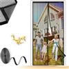 ZRFYDN Zanzariera Magnetica 95x275cm, Tenda Zanzariera Porta Finestra Cortile, Anti Insetti Traspirante Chiusura Automatica, Tenda con Magneti Ancora Più Potenti (Nero)