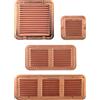 UTILFER GRIGLIE AERAZIONE RAME Cm 14X36 CON RETE ANTINSETTI