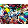 murando - Carta da Parati Moderna Graffiti Street Art Colorato 450x315 cm Fotomurali in TNT - Qualità - Murales per Camera da Letto e Cameretta - Poster Giovane - Stile Pop Art e Gaming i-C-0178-a-a