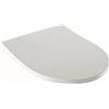 Geberit Keramag Sedile WC Geberit Icon Slim con Coperchio, Avvolgente, Antibatterico, con meccanismo di Chiusura Soft-Closing, Bianco - 574950000