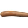 TIBU Corrimano in legno di faggio, 30 - 500 cm, corrimano da parete, scale, manico per scale, lunghezza 150 cm e estremità in legno curvato