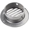 Kalttoy Griglia di ventilazione in acciaio, diametro 10 cm, rotonda, per cucina, bagno