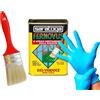 DMS Fernovus Colore Verde Tirolo Micaceo Gel Vernice Smalto Antiruggine in conf da 750 ml con guanti nitrile e pennello inclusi!!! Bundle