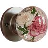 Generico Door Knob - Round Retro Indoor Heavy-Duty Artistic Decor | Scratch-Resistant Decorative Bedroom Doorknobs For Studio Apartment Bathroom, Vintage Bronze Brass Metal Circular Handle Interior Lever Set