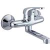 Hydroland Rubinetto da parete per lavabo, con erogatore corto, miscelatore monocomando B292