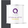 Q-COVER Voc - Vernice in lattice, lavabile, 2 l (circa 14 m²), colore Nero, colore per interni, colore da parete, classe 2, colore opaco, per chi soffre di allergie, resistente all'abrasione
