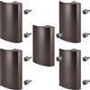 SOTECH 5 x SOTECH maniglia per porta balcone SEJA II alluminio marrone 85 x 40 x 20 mm maniglia per porta patio