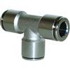 GLS72 RACCORDO T INTERMEDIO AUTOMATICO PER TUBO RILSAN COMPRESSORE ARIA COMPRESSA