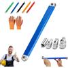 Gienslru Chiave di Estensione Deportata Professionale, Set Adattatori 3-in-1 (1/4, 3/8, 1/2), Prolunga Cricchetto Ultra-Piatta per Spazi Ristretti, Compatibile con Chiave a Impulsi (A)
