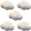 generic 5 pezzi di graziosi pomelli per cassetti in ceramica a forma di nuvola, decorazione unica per armadietto della nursery, pomello per cassettiera, maniglia per cucina, camera dei bambini, guardaroba