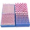 MJIKOO 100pcs lucidatura testa di molatura punte di pietra abrasiva punta trapano elettrico ruota per accessori rotanti Dremel utensili elettrici, 6mm, set di miscelazione