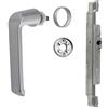 Schüco Set di riparazione per ingranaggi con rosetta argento/EV1 (DIN destra), alluminio 223286