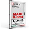 ZANZARIERE PER TE Zanzariera a Rullo LILIANA MAXI L 150 x H 300cm Laterale Riducibile per Porta Finestre Con Chiusura Rallentata e Magnetica - Bianco RAL9010 con Rete in Fibra di Vetro Grigia - Made in italy