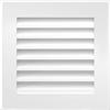 KRATKI griglia di ventilazione griglia per camino FRESH 17cm x 17cm bianco