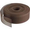 Fassadenprofile Griglia di ventilazione a nastro 60m x 100mm Marrone in PVC - griglia aerazione e strisce anti piccioni per tetto e facciata