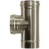 MBM Raccordo T 90 femmina canna fumaria DN 180 tubo acciaio inox 316