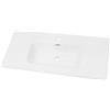 OGOMONDO Lavabo ad Incasso in Ceramica Bianco Lucido Rettangolare per Mobili Bagno (101x46 cm)