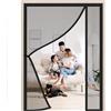 WEIZON Apertura Laterale Magnetica per Zanzariera 200x200cm Zanzariere a Rullo con Calamita Moschiera Totalmente Magnetica per Porte Finestre Balcone Soggiorno Nero